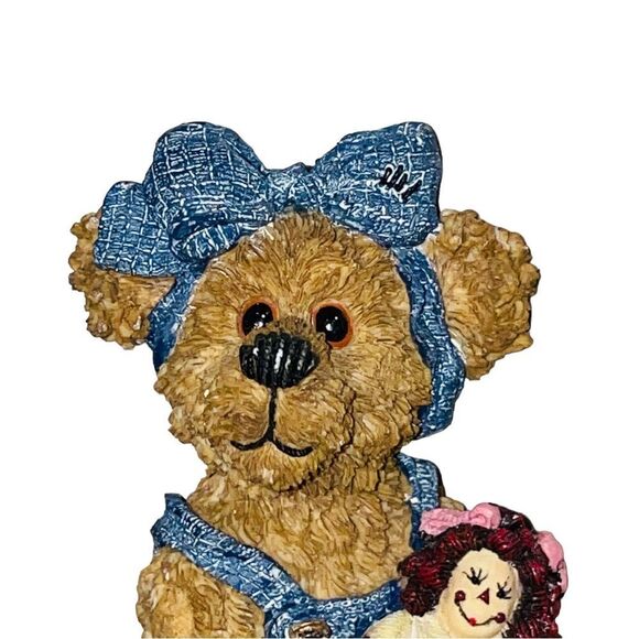 10/25🦋 Boyd's Bears & Friends The Bearstone Collection Sally Quignapple w/ Annie - Picture 10 of 12